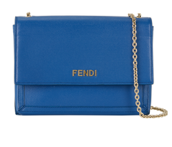 Wallet On Chain, Leather, Blue, 1759872, B/DB, 2*